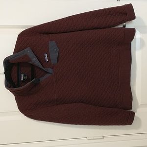 Patagonia quilted snap pullover.